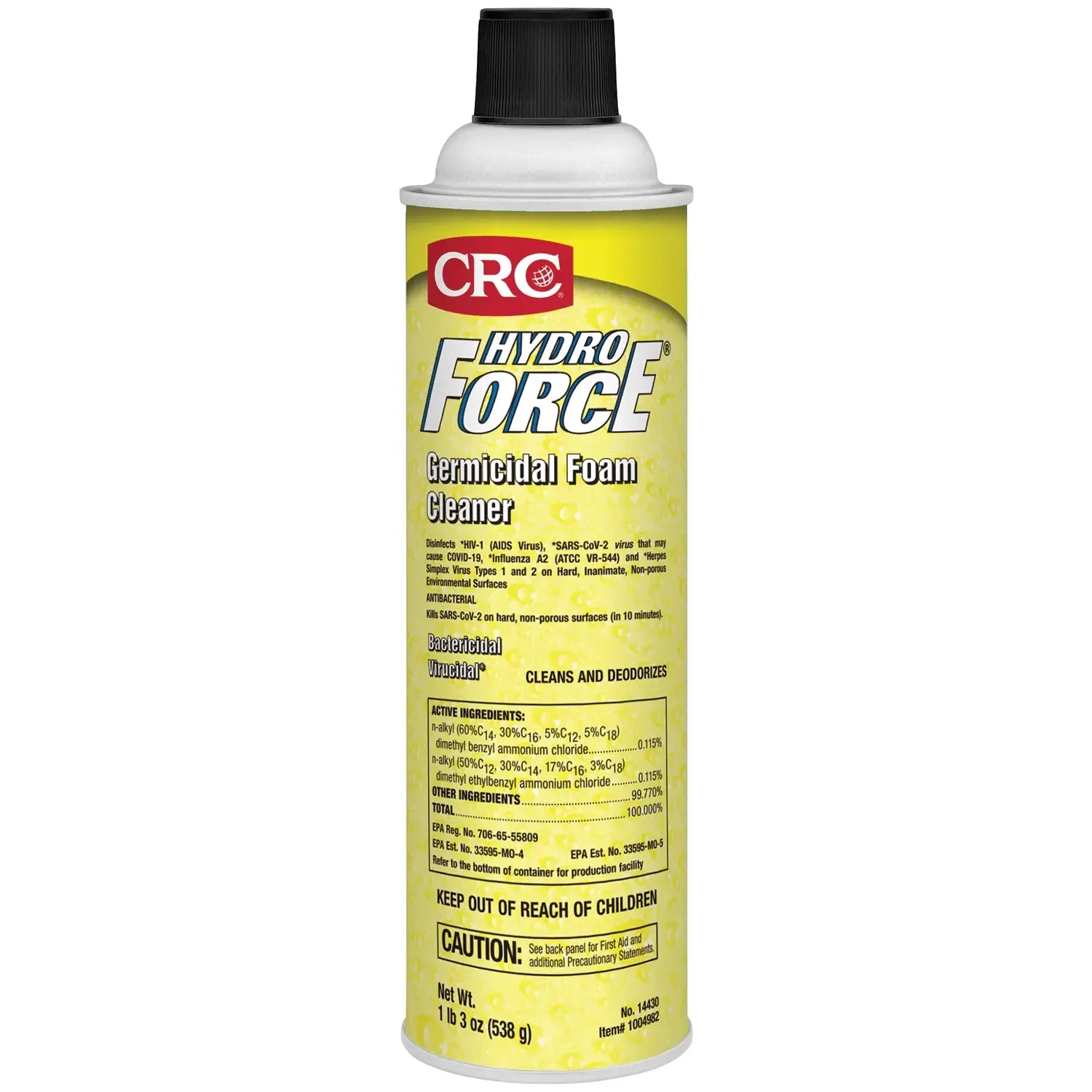 CRC Hydroforce® Germicidal Foam Cleaner