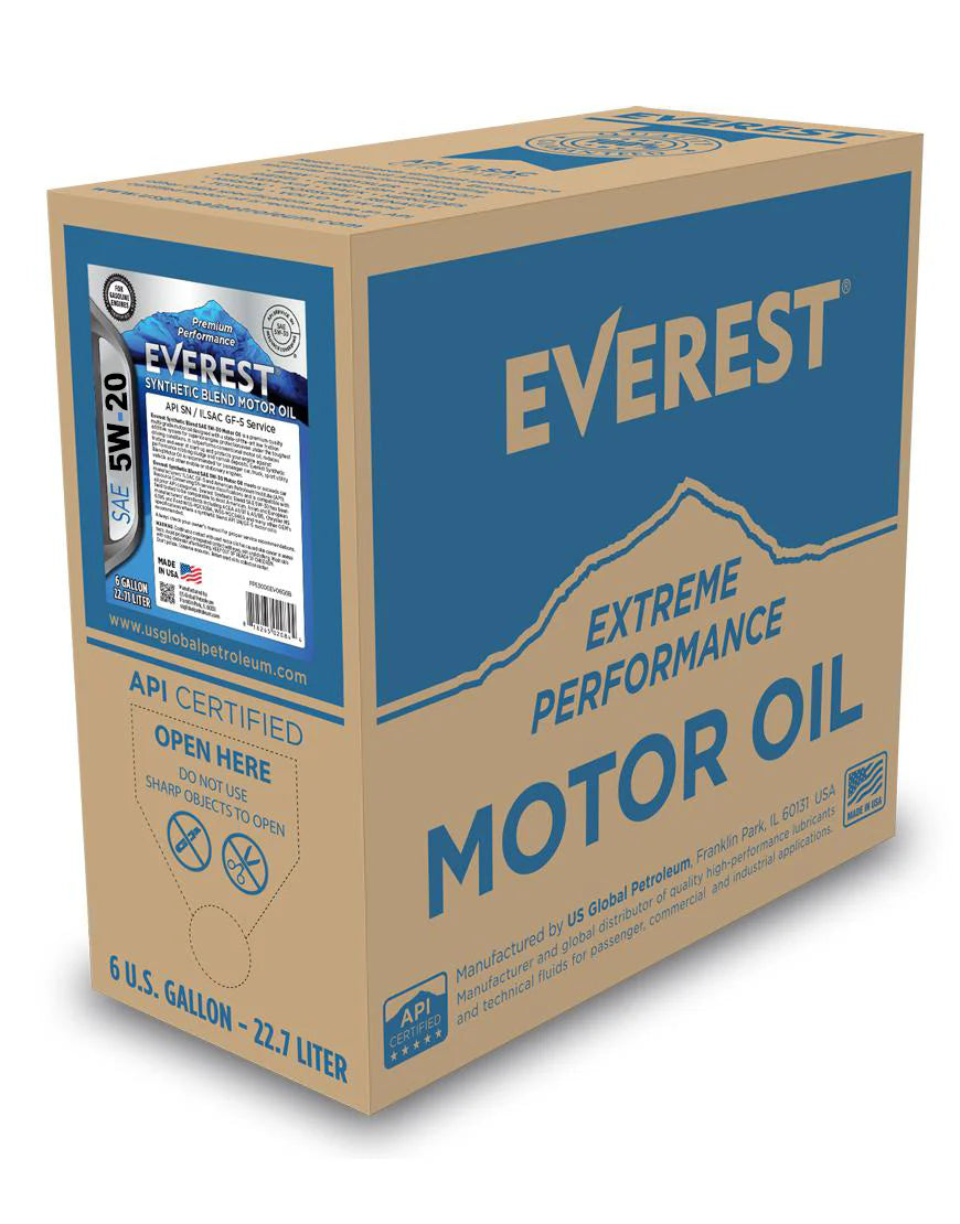Everest Blend 5W-20 Motor Oil 6 Gallon