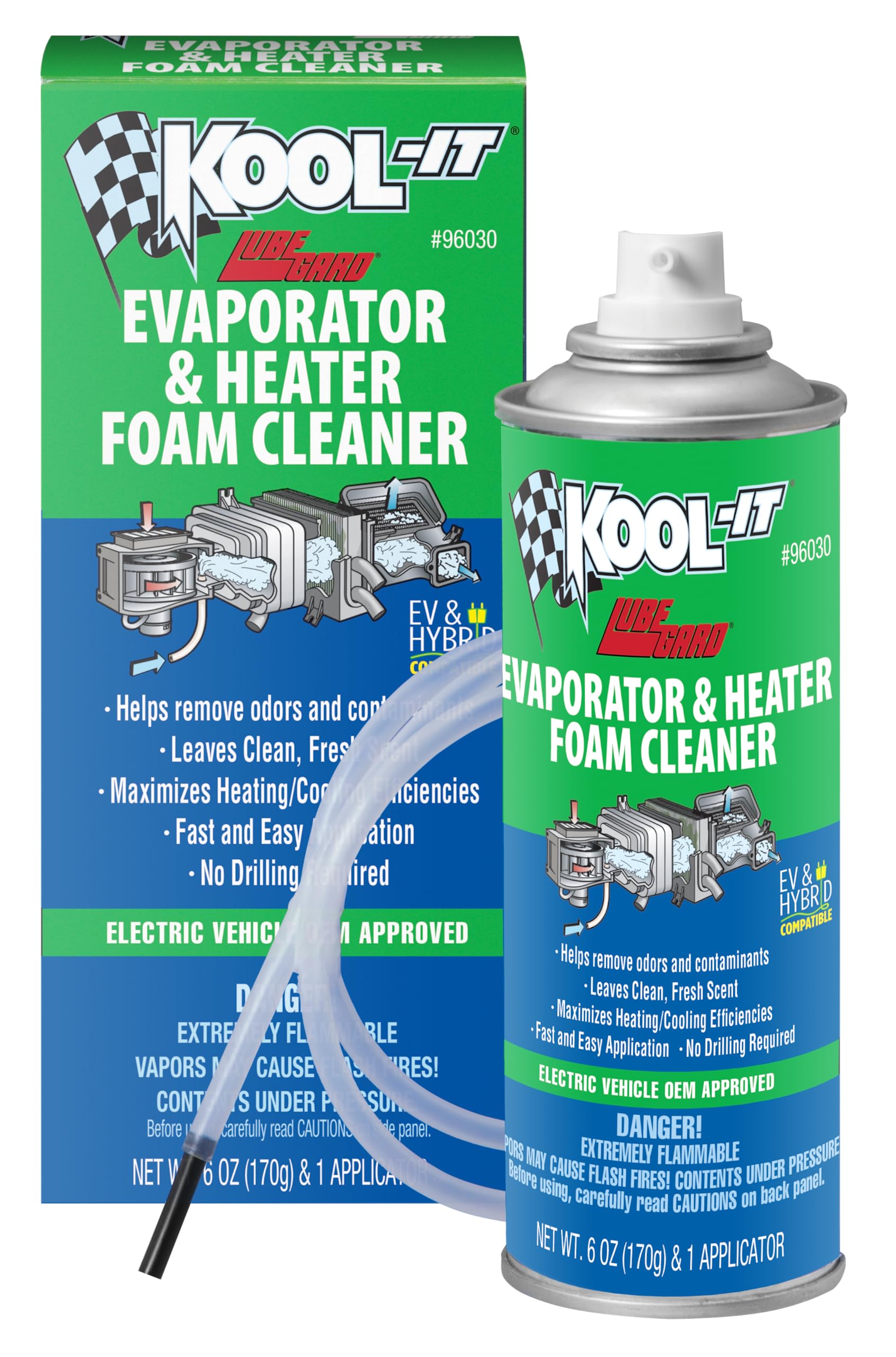 96030 Lubegard Kool-it Evaporator and Heater Foam Cleaner - Flash Sale