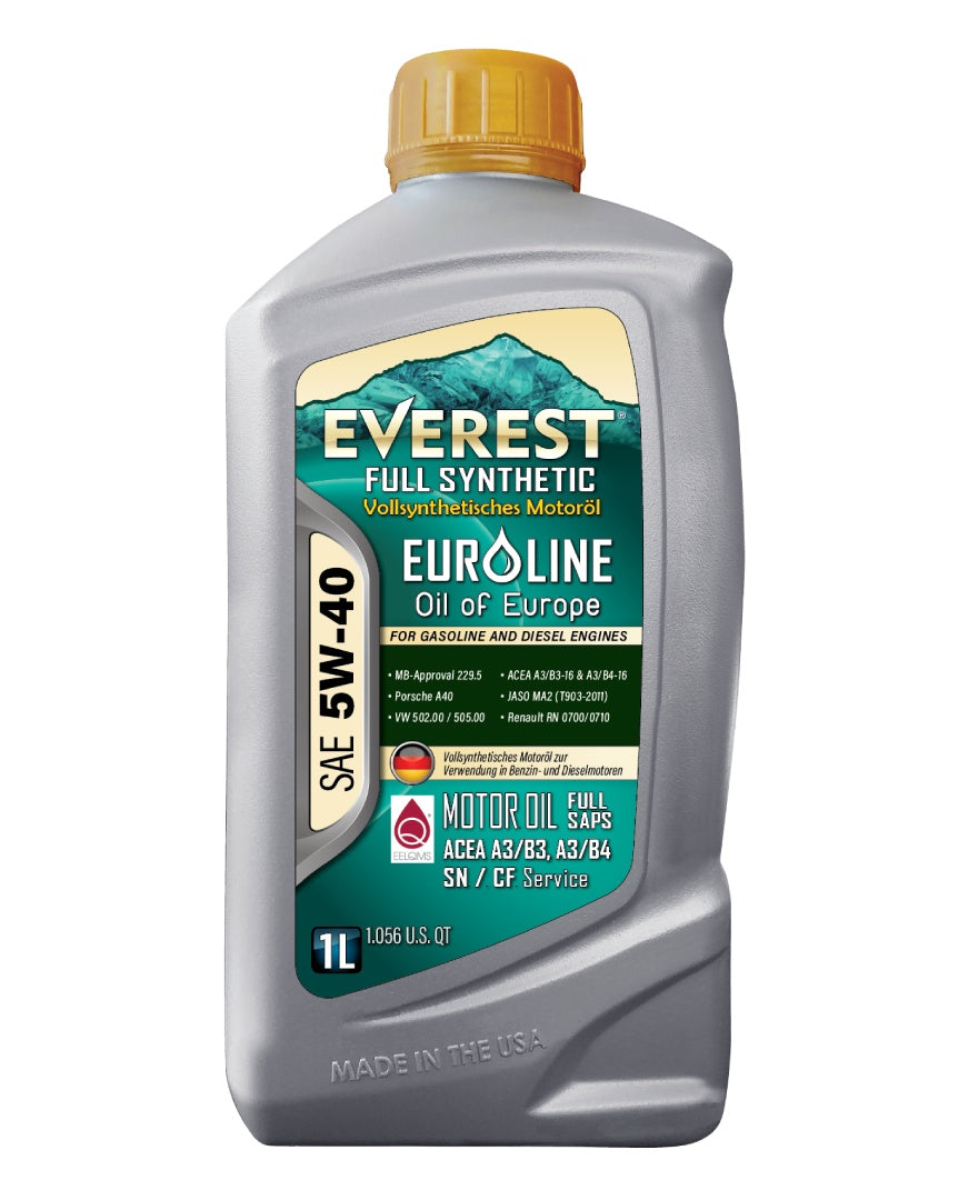 Everest EURO LINE Full Synthetic 5W-40 Motor Oil