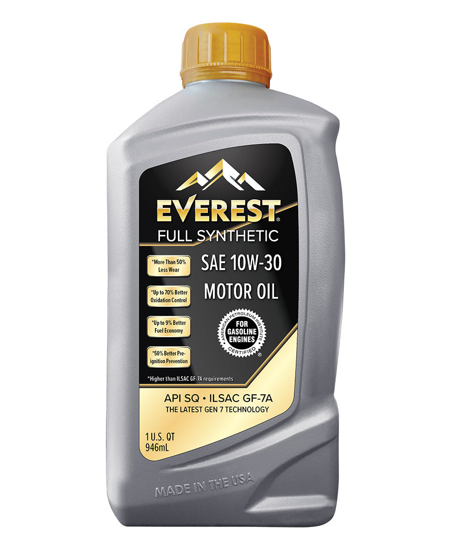 Everest 10W-30 Full Synthetic Motor Oil 1L Bottle -12pk