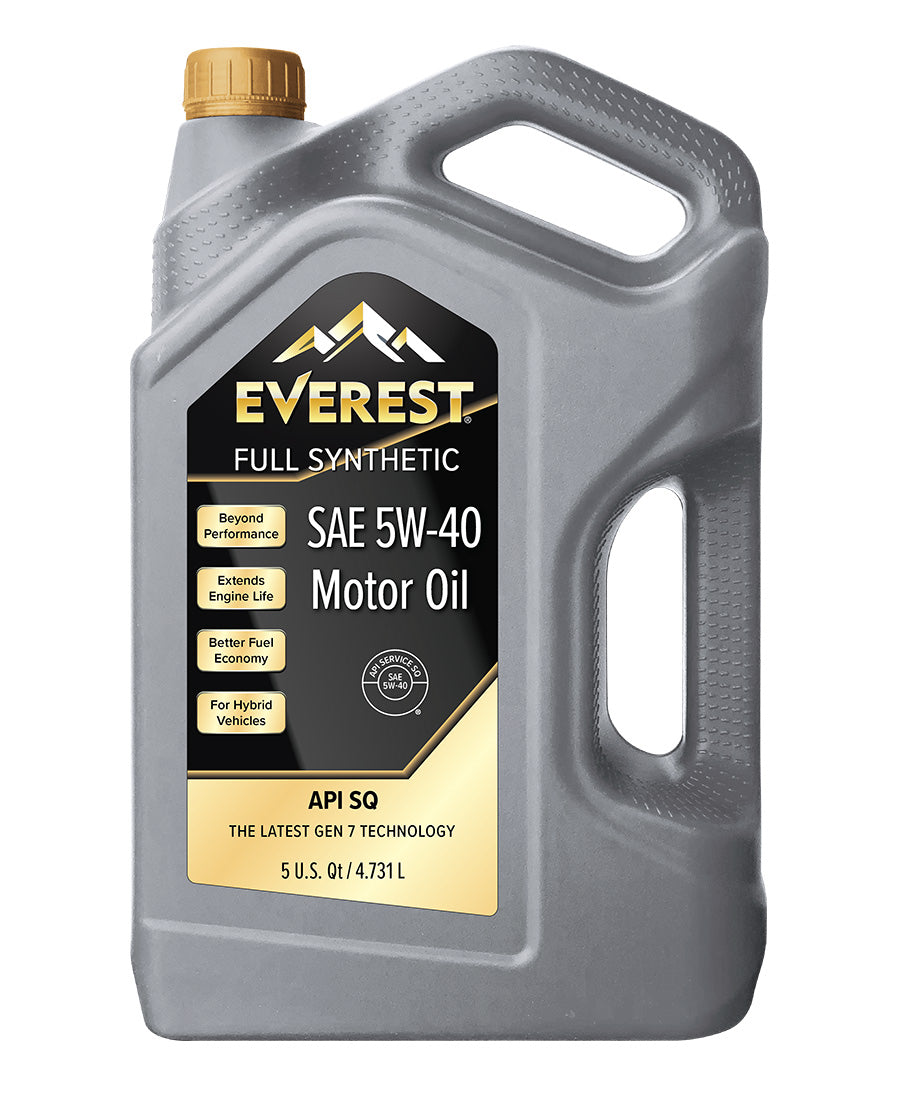 Everest 5W-40 Full Synthetic Motor Oil 5-Quart Bottle -4pk