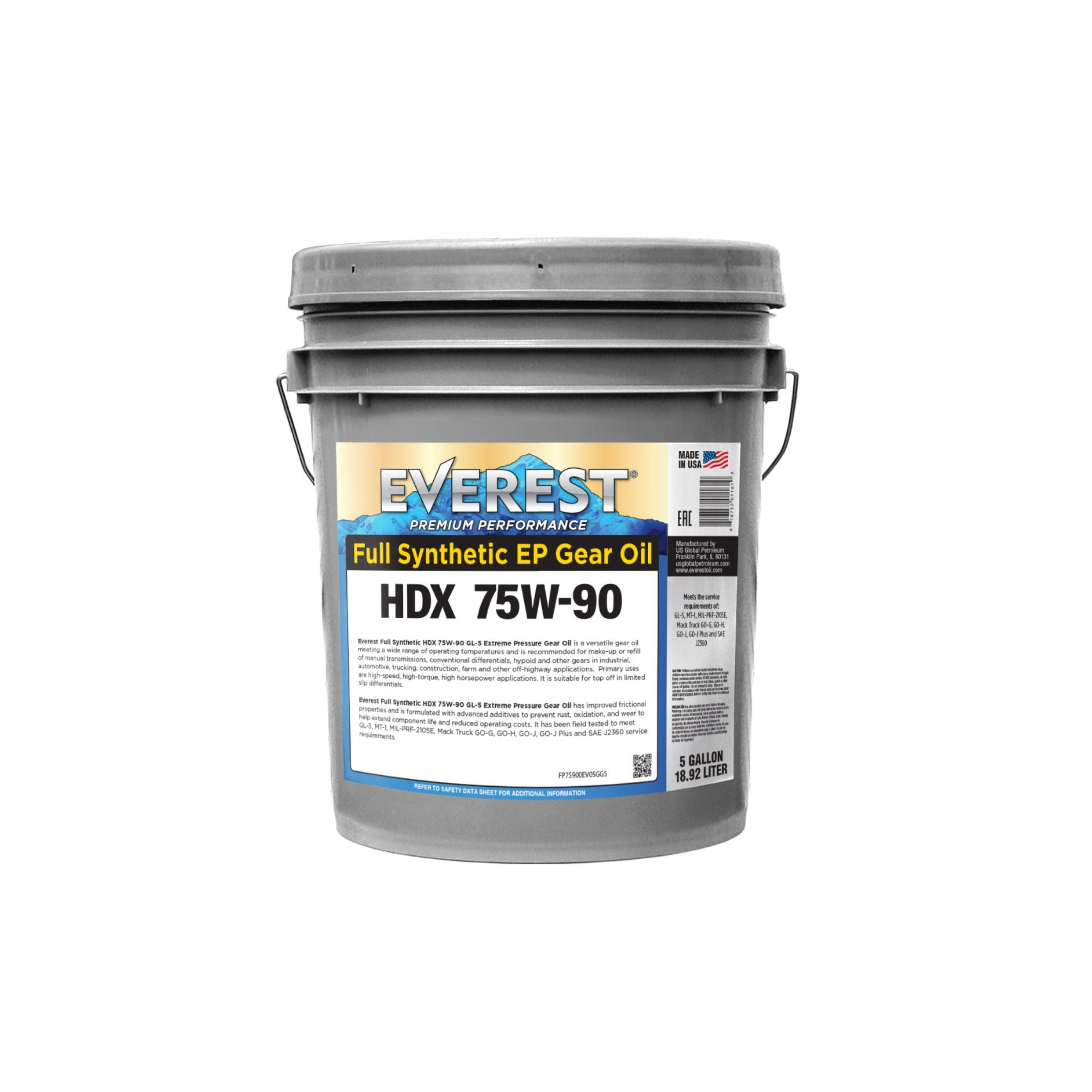 Everest 75W-90 Full Synthetic Motor Oil