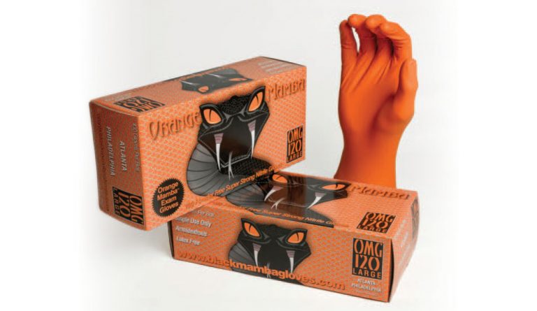 Orange Mamba Torque Grip Nitrile Gloves - XLarge OTG 130