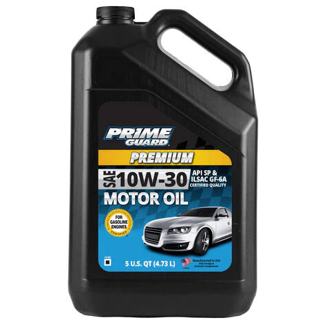 Prime 10W-30 Motor Oil 5-Quart - 3pk