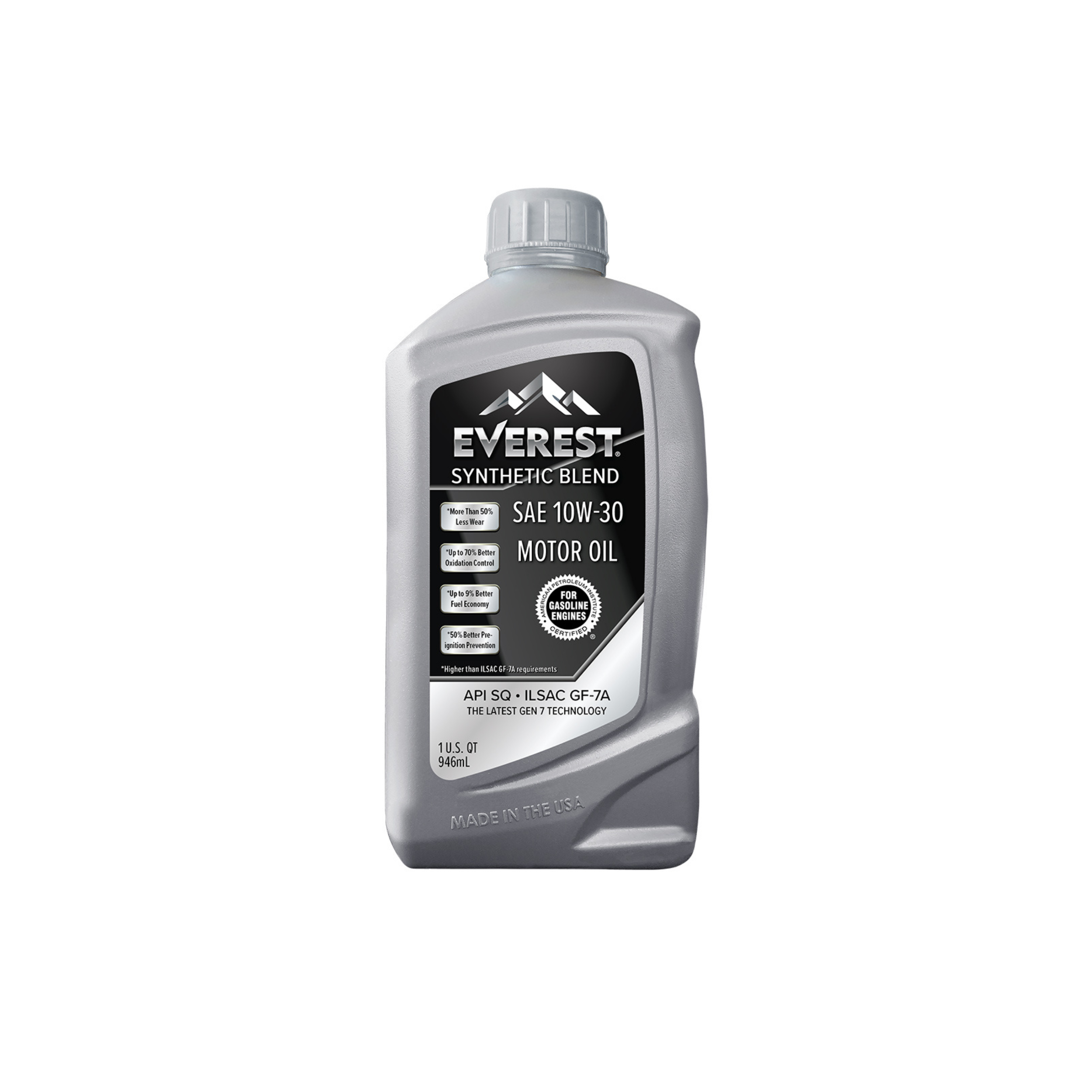 Everest 10W-30 Synthetic Blend Motor Oil 1 L -12 pk