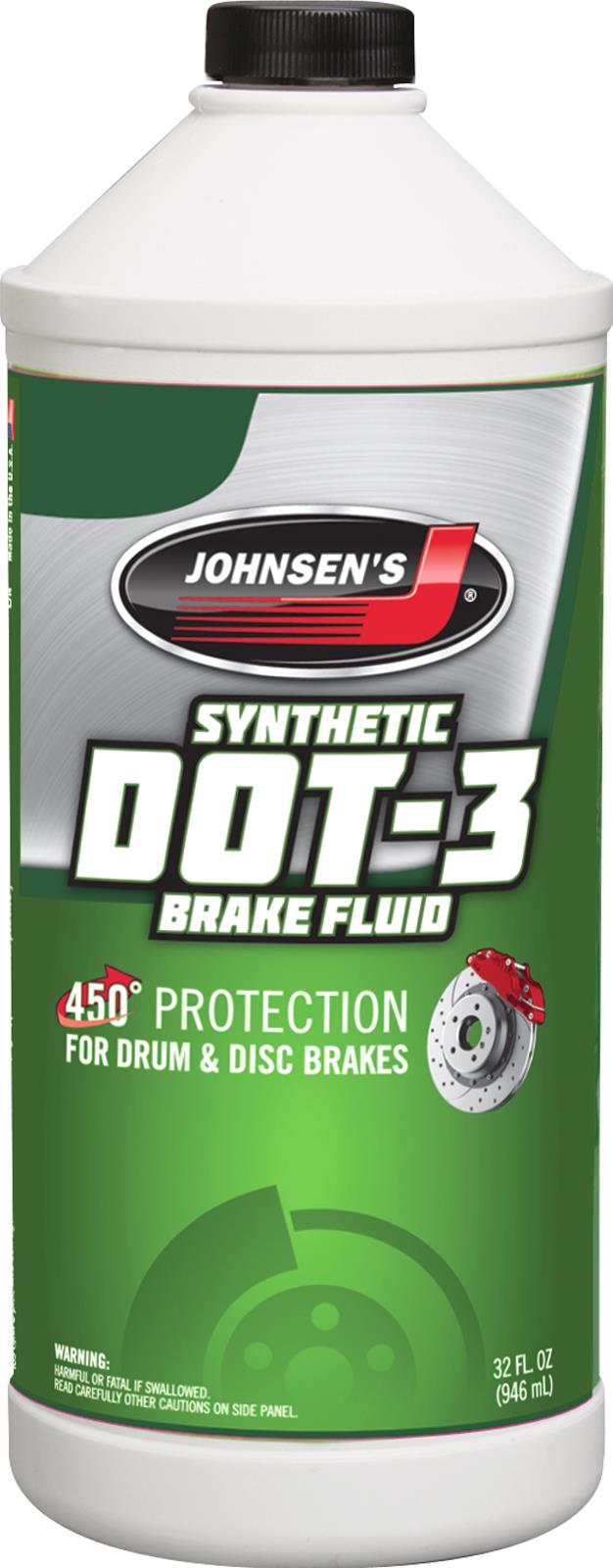 DOT 3 Brake Fluid - 1 Qtz - BF32 2232 Johnsen or SuperS
